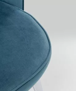 Kare Design Princess Tuoli Sininen (2/Setti) -Huonekalu kauppa zestaw dwoch krzesel princess niebieskie nogi srebrne 8