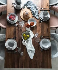 Kare Design Belle Tuoli Käsinojilla - Roosa (2/Setti) -Huonekalu kauppa zestaw dwoch krzesel rozowe nogi czarne 57x78 cm 5