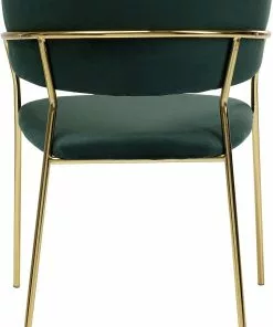 Kare Design Belle Tuoli Käsinojilla - Sametti, Vihreä (2/Setti) -Huonekalu kauppa zestaw dwoch krzesel z podlokietnikami belle 61x80 cm zielone 5