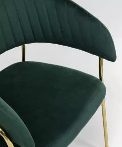 Kare Design Belle Tuoli Käsinojilla - Sametti, Vihreä (2/Setti) -Huonekalu kauppa zestaw dwoch krzesel z podlokietnikami belle 61x80 cm zielone 9