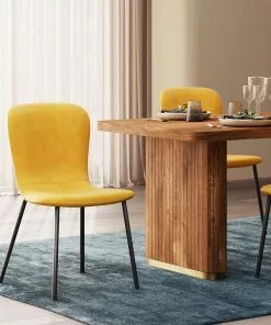 Kare Design Gerda Tuoli Keltainen (2/Setti)